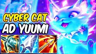 FULL AD YUUMI ADC | CYBER CAT YUUMI GAMEPLAY | New Build & Runes | League of Legends