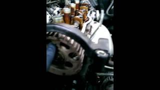 Repair of the timing belt 1990 Geo Prizm 1.6L Toyota engine 4AFE part 1 of 2