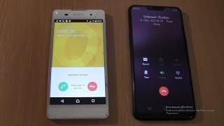 Incoming call & Outgoing call at the Same Time Sony Xperia E5+OPPO A3s