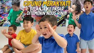 CIPUNG BLUSUKAN KE PASAR MAINAN!! CIPUNG SHOCK LIAT MAINAN SEGUNUNG!!