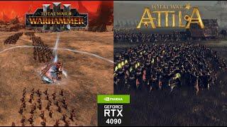 4090 Benchmark 1440P | Warhammer 3 VS Attila