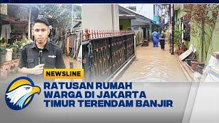 Curah Hujan Ekstrem, Banjir Rendam Permukiman di Jakarta Timur
