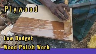 Wood polish Without Sealer Finishing Plywood
