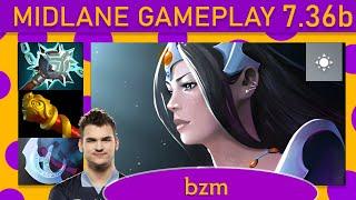  bzm Mirana |KDA - 24 KP - 72%| Mid Gameplay - Dota 2 Top MMR