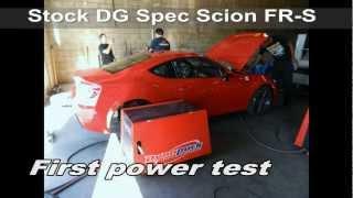 Stock Scion FR-S on the Dyno from DG Spec