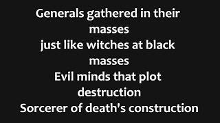 Black Sabbath - War Pigs Lyrics