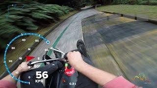 60 Km/h Luge ride speed record Rotorua