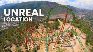 Defiance Front Row POV | Roller Coaster on a Mountain! Glenwood Caverns Colorado