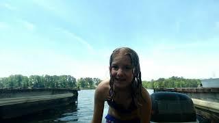 Water bucket challenge /swiming in my lake