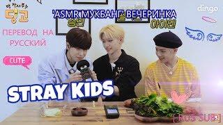 [ RUS SUB | РУС СУБ ] STRAY KIDS | ASMR МУКБАНГ ВЕЧЕРИНКА вместе с Stray Kids~