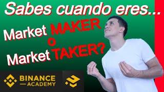  Diferencia entre MAKER y TAKER | Binance Comisiones 