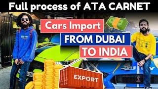 How to import car from Dubai to India without paying import duty with ATA carnet