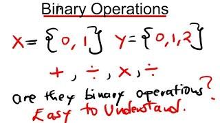 BINARY OPERATIONS