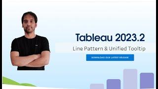 Tableau 2023.2 Desktop Features Line Pattern and Unified Tooltip