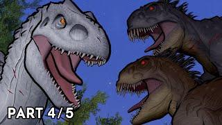 Scorpios Rex vs Indominus Rex | Animation  (Part 4/5)