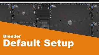 Blender 3D Quickie - Save Layout as Default