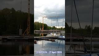 Construction Progress of New Lakeside Café Restaurant---Lake Driland ---Gronau/NRW