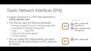 Elastic Network Interfaces ENI Overview |#aws #awssolutionsarchitect #awstutorial #awstraining