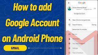 How to add Google Account on an Android Phone | 2022 UPDATED |