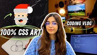 Make CSS Art With Me (Coding Vlog) // Javascriptmas Competition Day 10