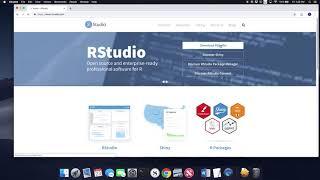 Installing R and RStudio on a Mac (Jan. 2019)