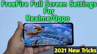 How To Enable FreeFire Full Screen On Realme/Oppo Mobile 2021 | Enable FreeFire Full Screen 2021