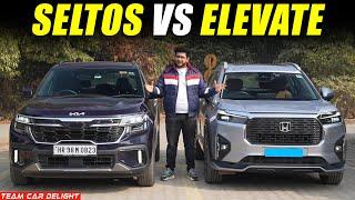 Most Feature Rich vs Value for Money SUV | Kia Seltos vs Honda Elevate