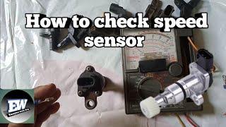 Do you know exactly how to test a 3 pin speed sensor?