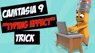 Typing Text Effect in Camtasia 9 - Basic Tutorial