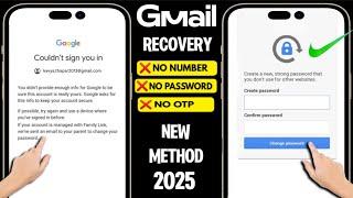 Gmail Account Recovery || Recover Gmail Account Password without Recovery Email And Phone Number