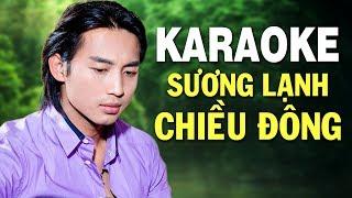 Karaoke Sương Lạnh Chiều Đông - ĐAN NGUYÊN | Beat Chuẩn Tone Nam