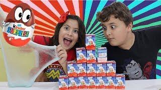 NÃO ESCOLHA O KINDER OVO ERRADO  SLIME CHALLENGE