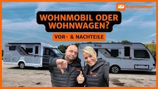 Wohnwagen oder Wohnmobil? Das sind die Vorteile und Nachteile aus unserer Sicht | Ratgeber