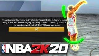 HOW TO GET CUSTOM JUMPSHOTS IN NBA 2K20