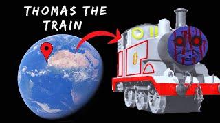 Scary Thomas The Train ‍️ found in Real on google earth!
