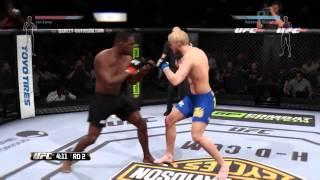 EA Sports UFC Demo - Broken Rib (Full Fight)