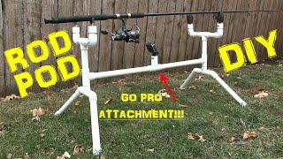 CHEAP & EASY DIY Rod Pod/Holder (Fishing Rod Holder)