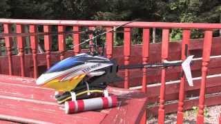 KDS 450QS Helicopter Flying Over a River