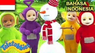 Teletubbies Bahasa Indonesia Naik Kereta Api - Tunggu! - Bola Salju  Kompilasi Kartun Lucu HD