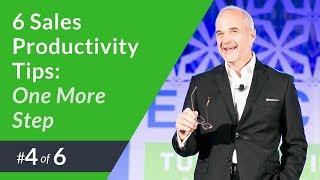 6 Sales Productivity Tips #4: One More Step - Sales Training with Jeff Shore