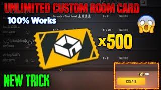 How to get unlimited custom card in free fire