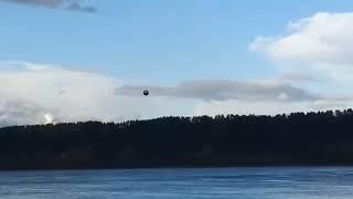 2020-09-19 Flying saucer over Kemerovo, Russia (recorded by SPACE RU)