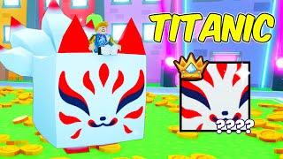 I GOT FIRST NEW TITANIC KITSUNE IN PET SIMULATOR 99 UPDATE!!