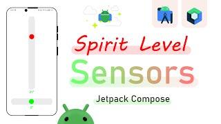 Spirit Level with Accelerometer | Sensors in Jetpack Compose | Kotlin | Android Studio