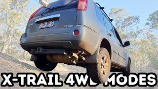 NISSAN X-TRAIL 4WD MODES - Practical 4wding