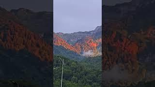 Горы, вечер, Эсто Садок, Краснодарский край. Mountains, evening, Esto Sadok, Krasnodar Territory.