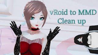 vRoid to MMD model clean up