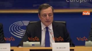 Draghi: "Se servirà la Banca Centrale Europea continuerà ad acquistare titoli"