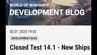 A World of Warships Discussion: 14.1 New Ships Devblog