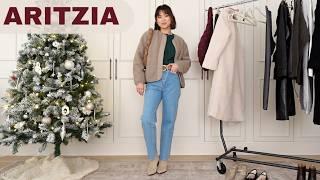 Winter Aritzia Try On Haul, Holiday Outfit Ideas, Best Winter Coats and Jackets |  Winter Lookbook